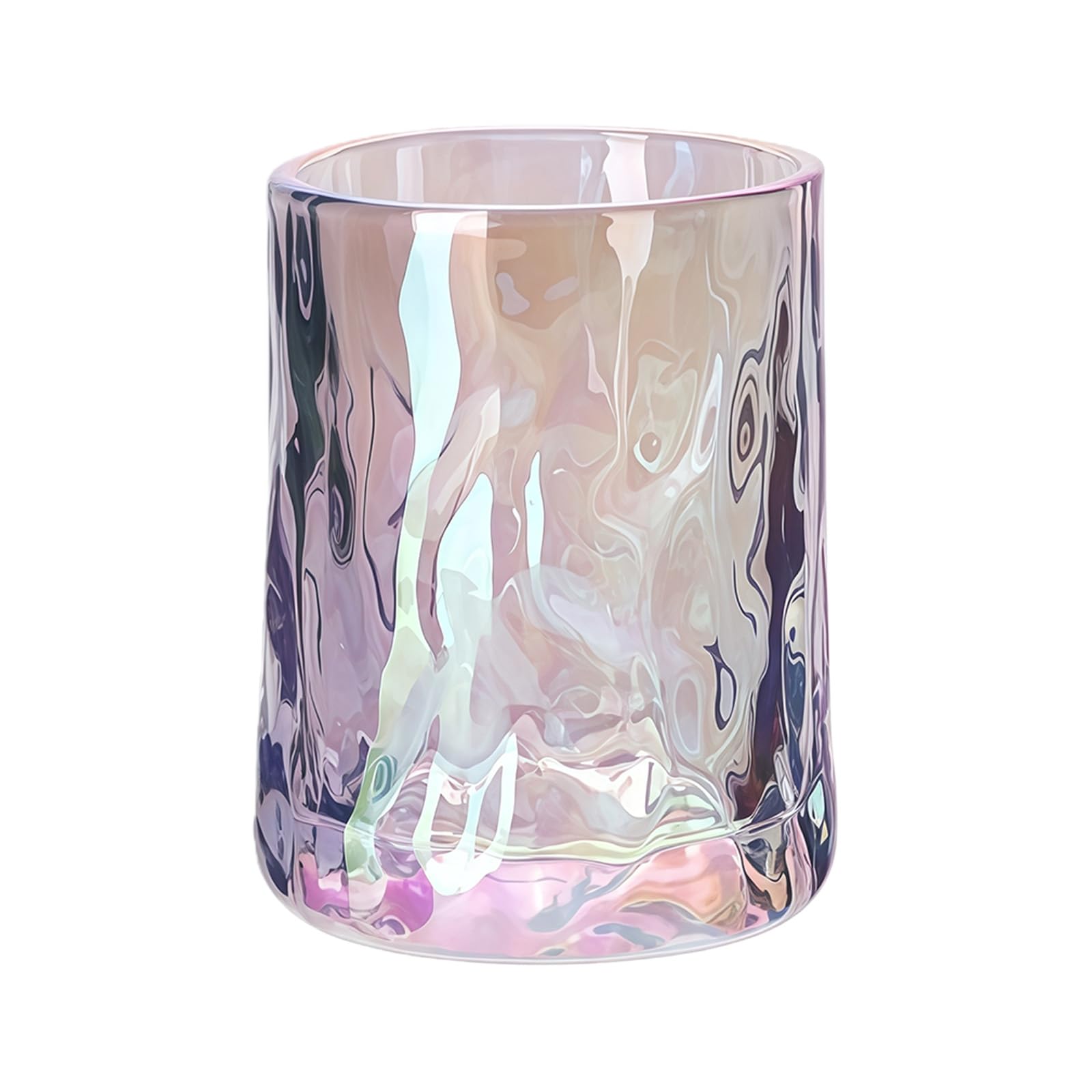 Osniyaw D 240 Ml Clear Glass Mouthwash Cup With Smooth Rims, Toothbrush Holder For Home An Office User-Friendly Glass In Various Colours