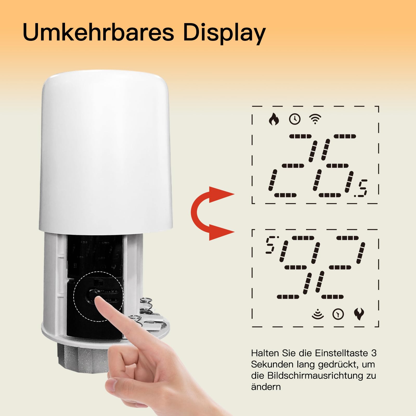 MOES Heizkörperthermostat Smart,Heizungsthermostat WLAN(MOES ZigBee Hub erforderlich),Thermostat Heizung Programmierbarer mit Fenstererkennung, Energiesparend, Kompatibel mit Alexa und Google Home
