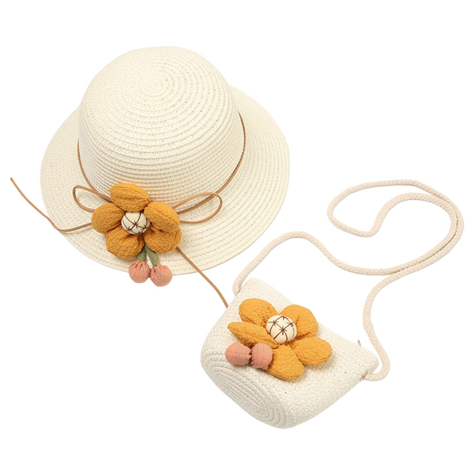 Chapeau De Paille Avec Têtes De Fleurs Pour Enfant, Accessoire De Cowboy, Cadeau De Patients De Mariage, 11 Pouces, 6 à 12 Ensembles
