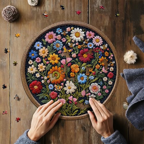 Rompecabezas Circular Floral 16+ Anos miniatura 7