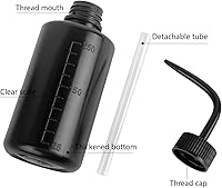 Vista 24 de Wash Bottles - 2pcs 250ml Safety Watering Tools, Economy Plastic Squeeze Bottle, Medical Label Green Soap Cleaning, Washing Tool (Purple)