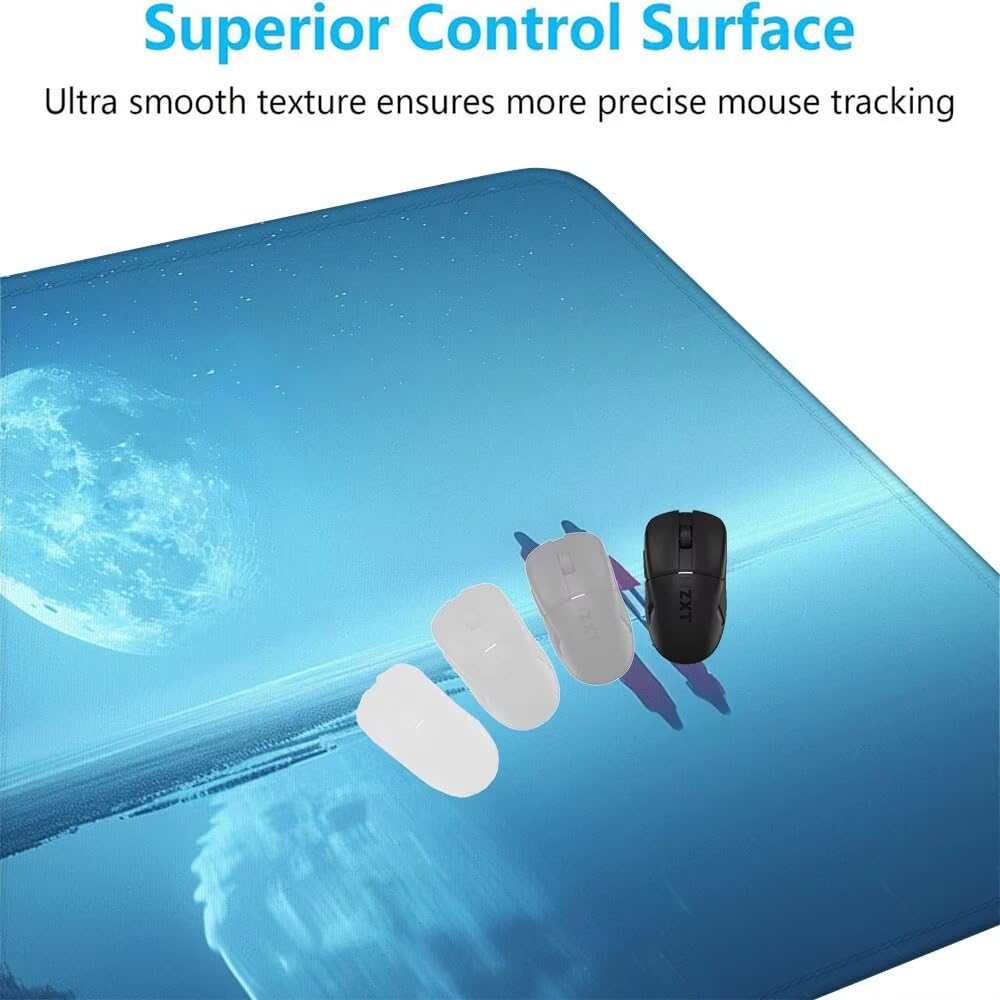 Giapponese Tappetino Mouse XXL 1000x500x3mm, Gaming Tappetino Mouse Paesaggio Mousepad con Base in Impermeabile Gomma Antiscivolo per Tastiera, PC, Computer Ufficio Idea Regalo Festa del Papà X-926
