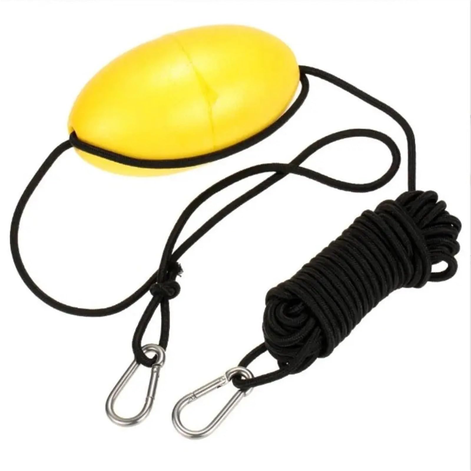 Soywim One Color Mooring Rope, 9.8M/32.2Ft Drift Anchor Float Accessories Yellow Rope Sea Drogue For Marine Boat Yacht