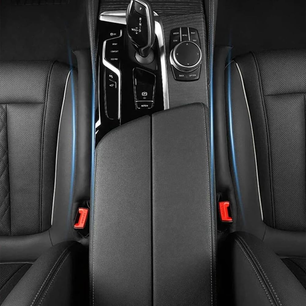 ZYIOPKG 2 Pcs Car Seat Gap Filler, for Mazda 2 CX9 CX5 CX30 CX3 CX7, PU Leather Material Environmentally Friendly and Durable