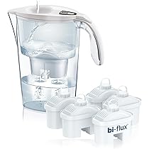 LAICA Stream Line Caraffa Filtrante – 2,3L – Colore Variabile – Timer Digitale – 6 Filtri bi-flux Inclusi, Preserva i Sali Minerali Utili all’Organismo e Riduce le Sostanze Indesiderate-Made in Italy