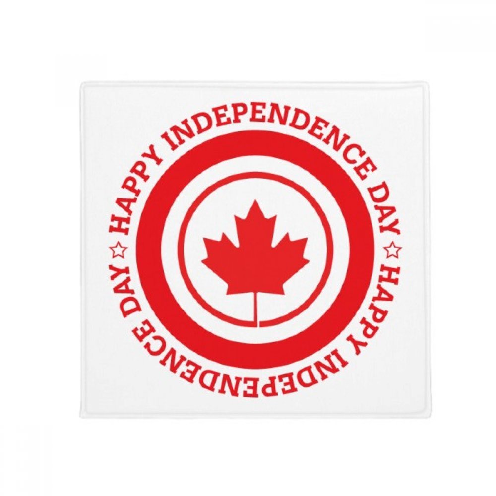 Tapis animaux antidérapant feuille d'érable Canada 80x80cm