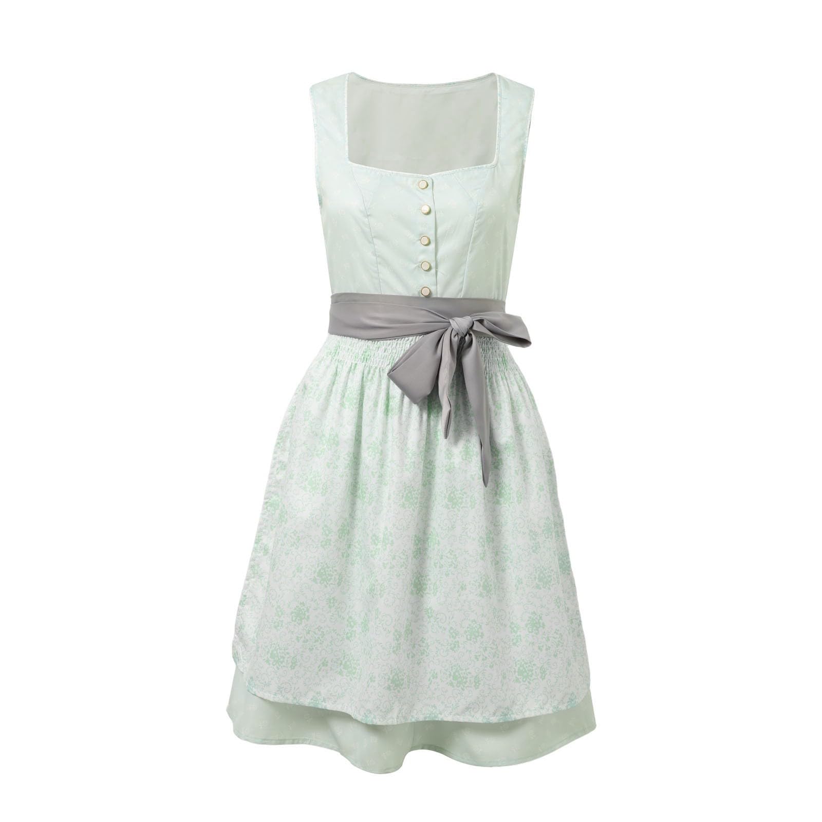 Dirndl Mädchen Set Trachtenkleid mit Schürze 2tlg Kinderdirndl Gr.98-164