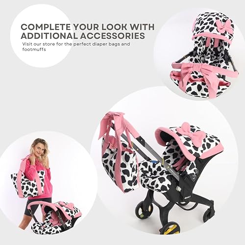 Miniatura 5 de Accesorios para silla de coche y reemplazo de funda - Compatible con Doona- Incluye toldo, reemplazo de asiento, funda de manillar, funda para