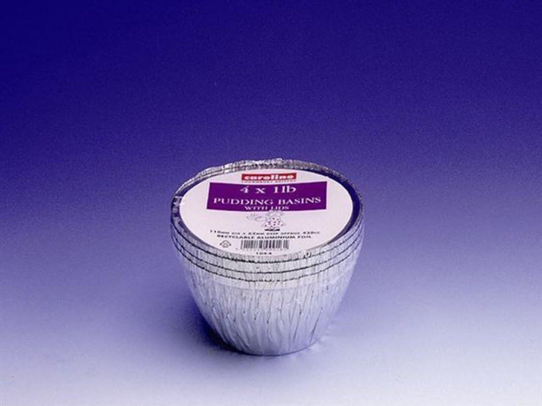 FOIL Pudding BASINS 1LB PK4 1044