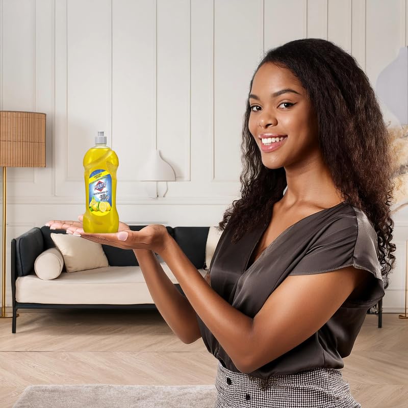 Image of Puerto Dishwash Gel Refill Can, (Lemon) - 500 ml (Pack of 3)| Leaves No Residue and foul smell| Grease Cleaner For All Utensils |Super Saver Pack