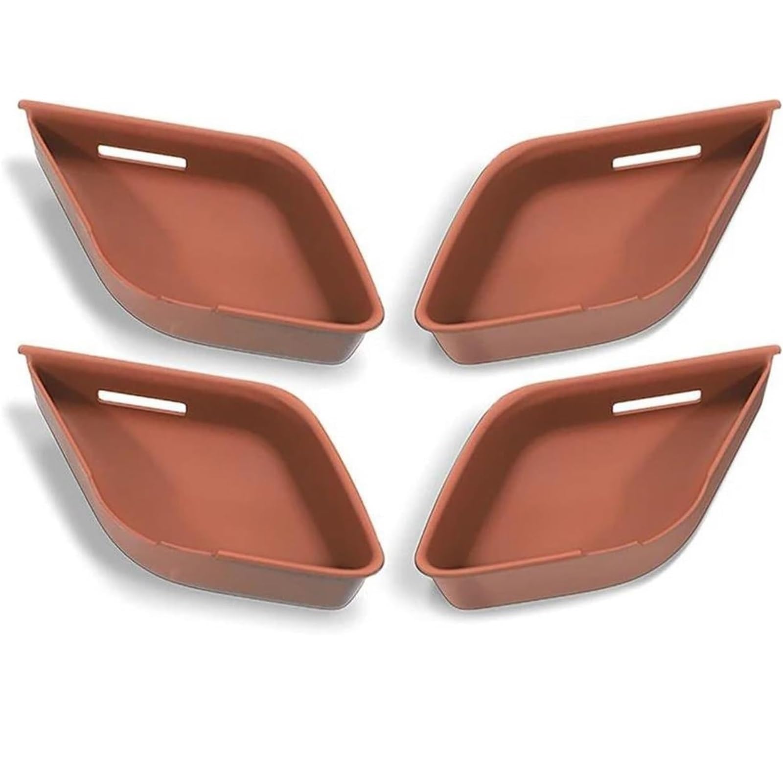 Zynther Brown Inside Door Latch Handle Inner Door Handle Bowl Decor Cover Trim Interior Accessories For Mercedes For Benz(Brown)