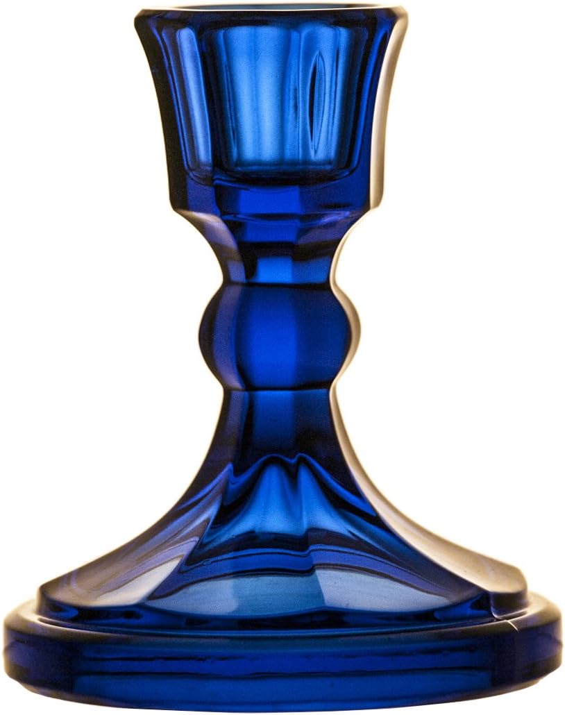 Crystaljulia Candle Holder, Crystal, 8x8x10 cm