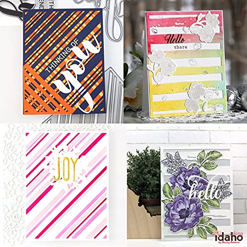 IYSHOUGONG 1 PC Hollow Frame Cutting Dies Background Metal Cut Dies Scrapbooking Cutting Dies for Card Making Album Embossing Cards Decorative - Thumbnail 7