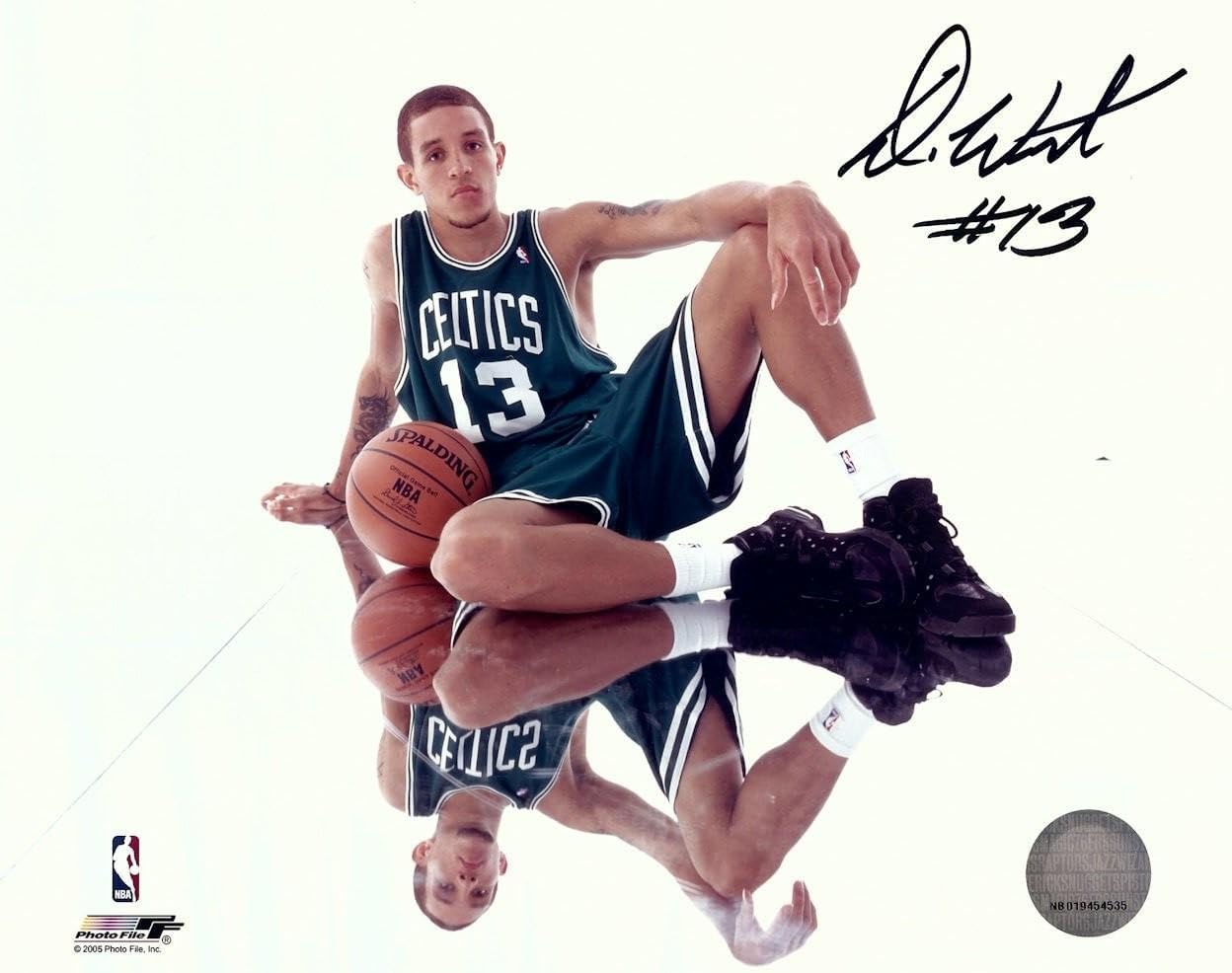 Delonte West Signed Autographed 8X10 Photo Celtics Reflection Pose w/COA - Autographed NBA Photos
