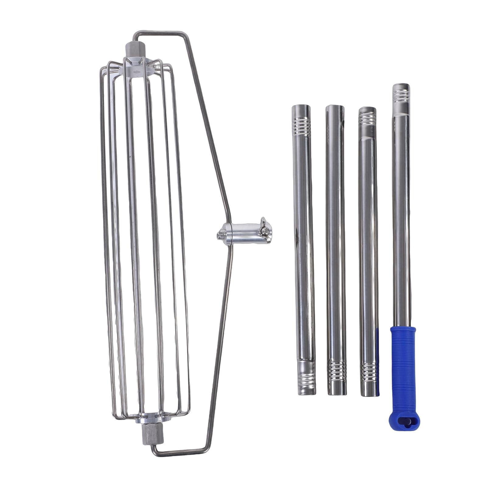 Rodillo de Rastrillo con Trampa de Duradero para Tareas de Nivelación de , Rastrillo de de Fácil Montaje para Atletas, Plástico PVC de 42,82 Oz
