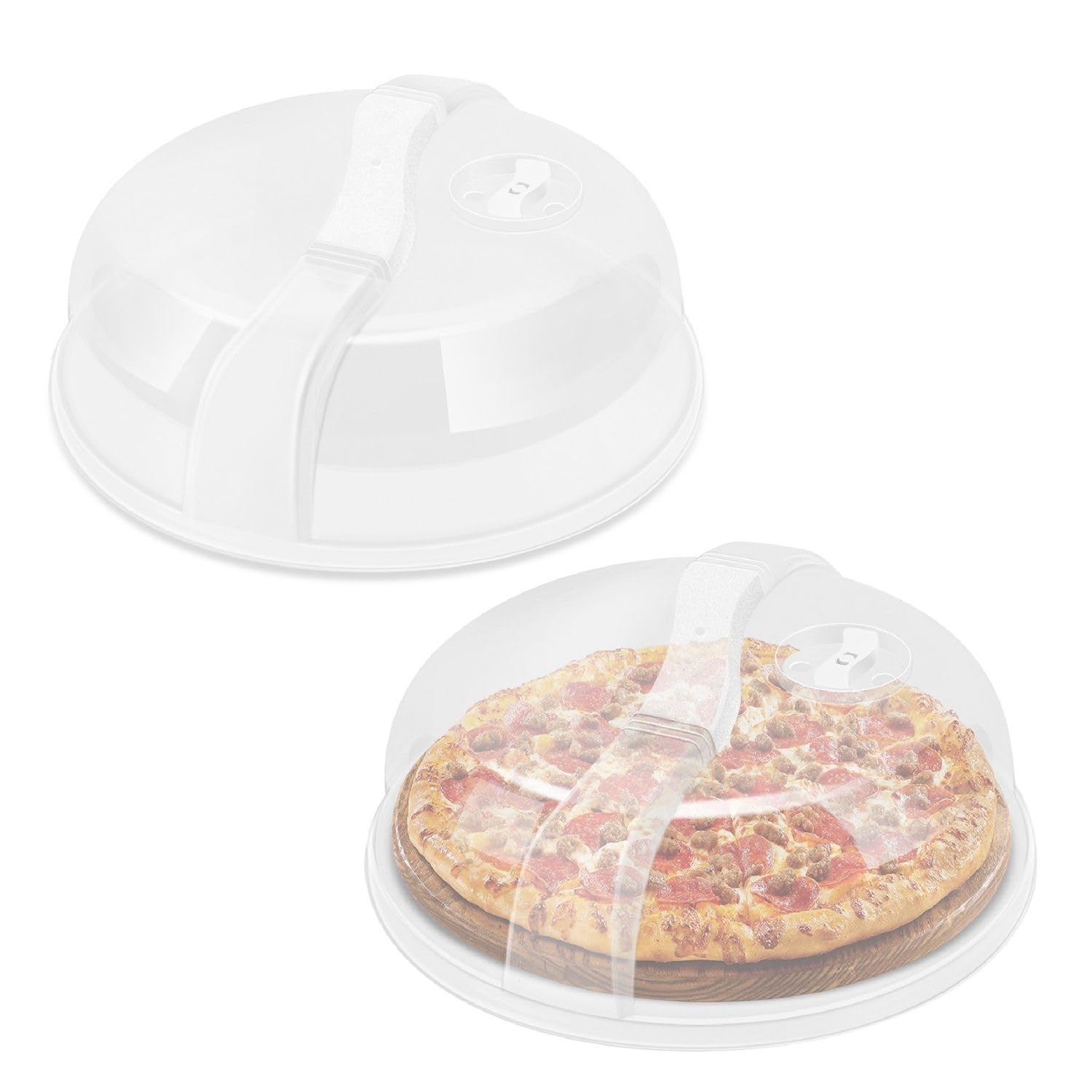 Couvercle pour micro-ondes Flexzion pour réchauffer vos repas de famille sans éclabousser