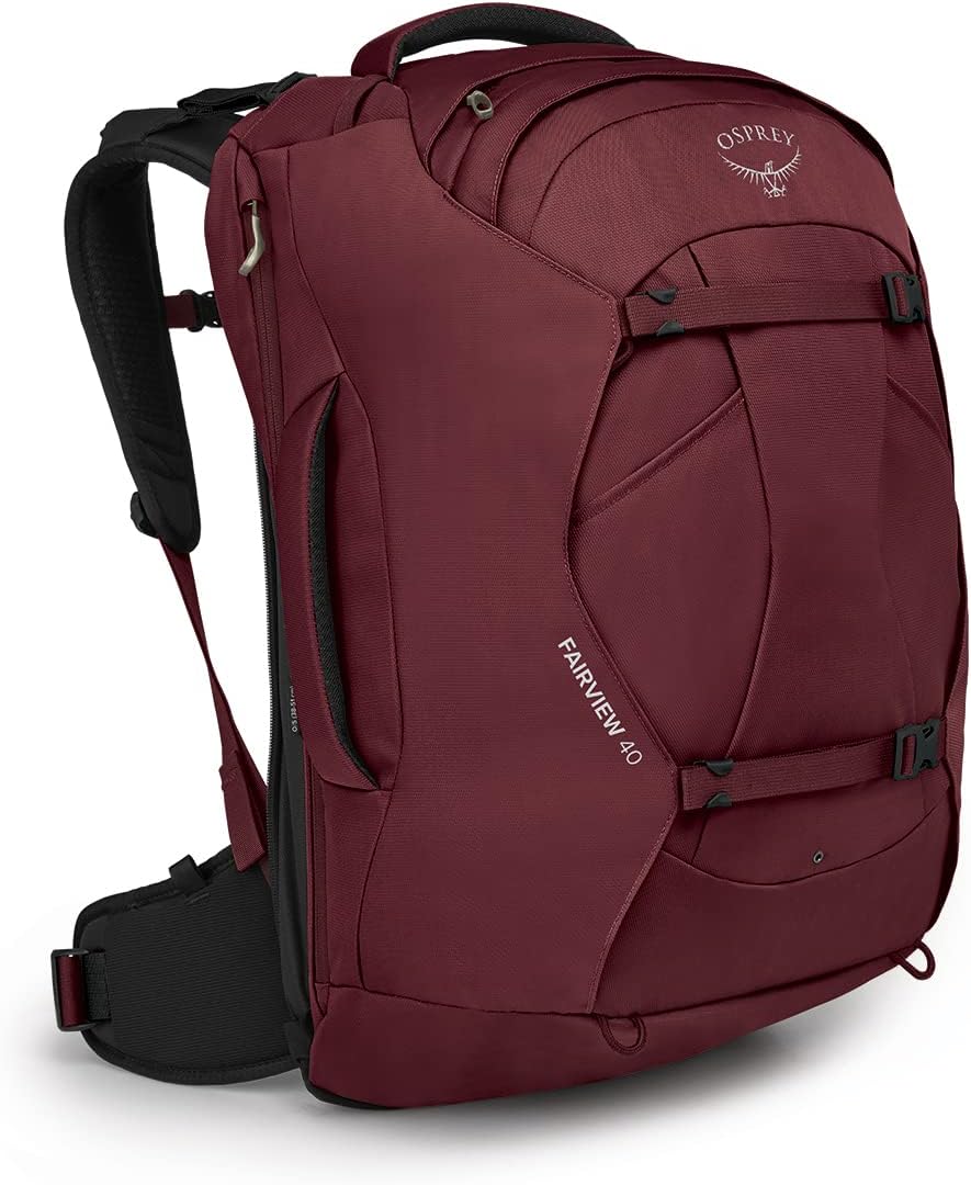 Osprey Fairview 40L Women’s Travel Backpack, Zircon Red Osprey Fairview 40L Women’s Travel Backpack, Zircon Red