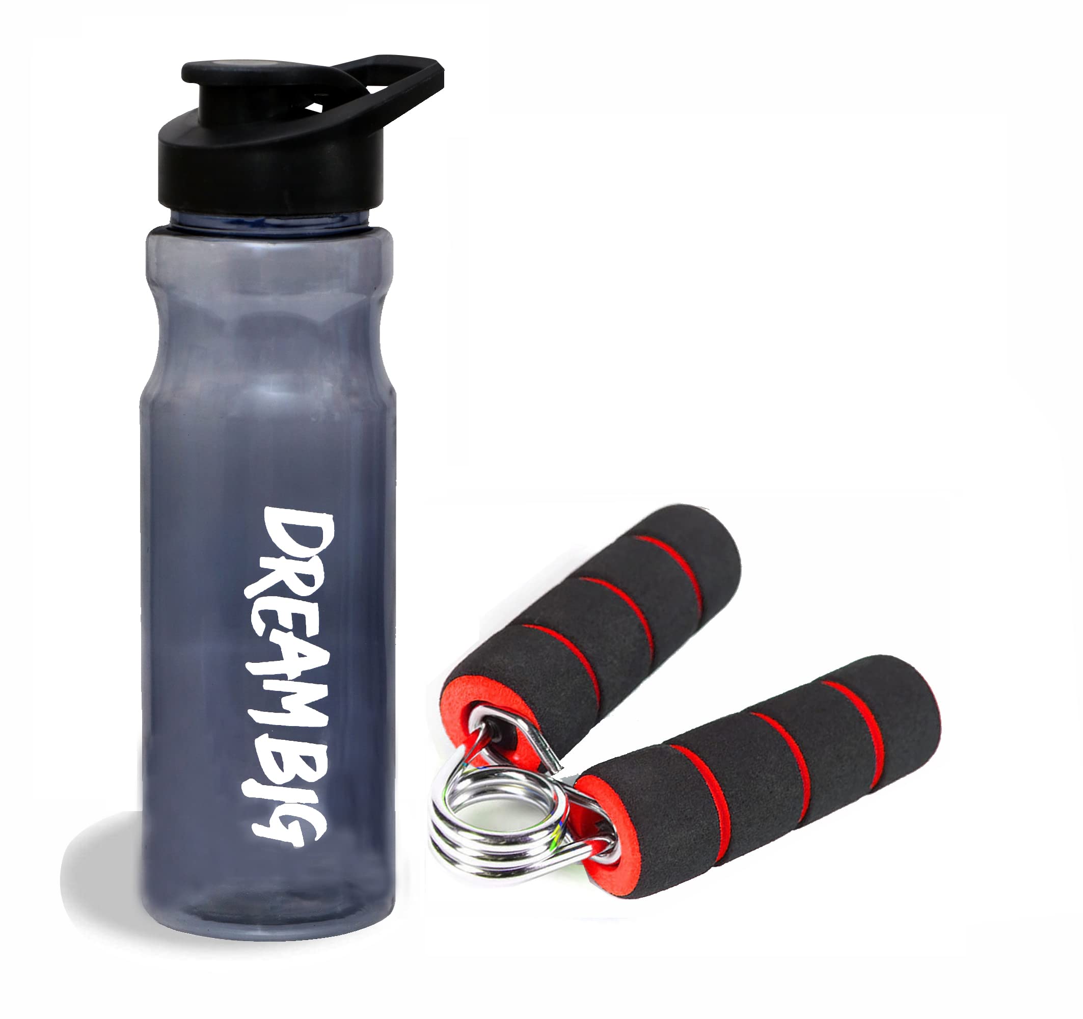 True Indian Amazing Combo Of Gym Shaker Bottle With Mini Hand Gripper| Sipper Bottle| Hand Gripper For Men & Women Gym Water Bottle 600ml (RED)-picture-46