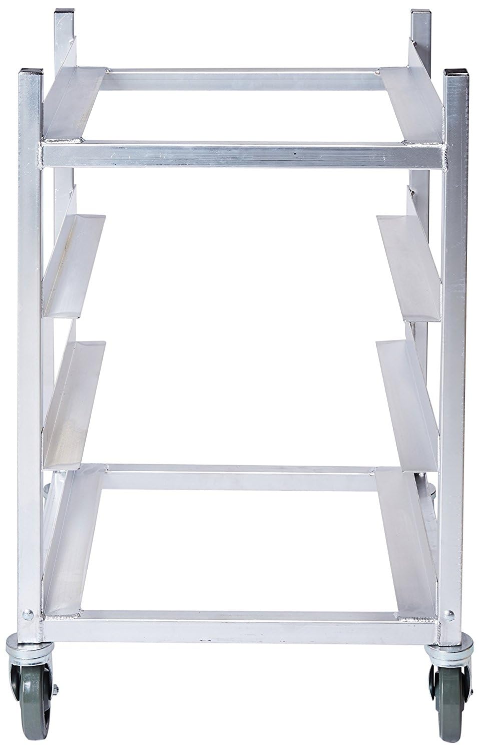 Channel GRR-83 Glass/Oval Tray Rack, Glass Rack, 24"W x 22"D x 36"H, Aluminum Construction, 8" Angle Spacing