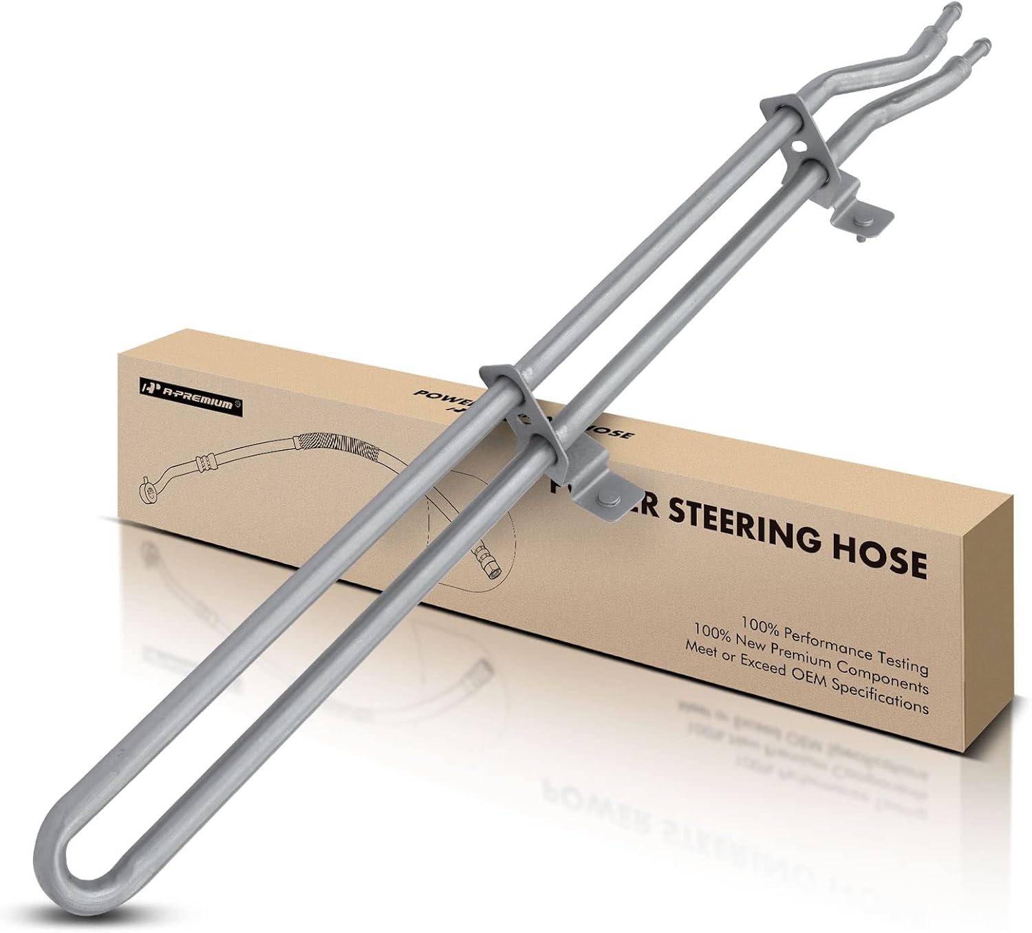 A-Premium Power Steering Return Hose Line Assembly Compatible with Dodge Intrepid 1998-2004 & Chrysler 300M 1999-2004, Concorde 1998-2004, Intrepid 1998-2004, 3.5L, Cooler Tube