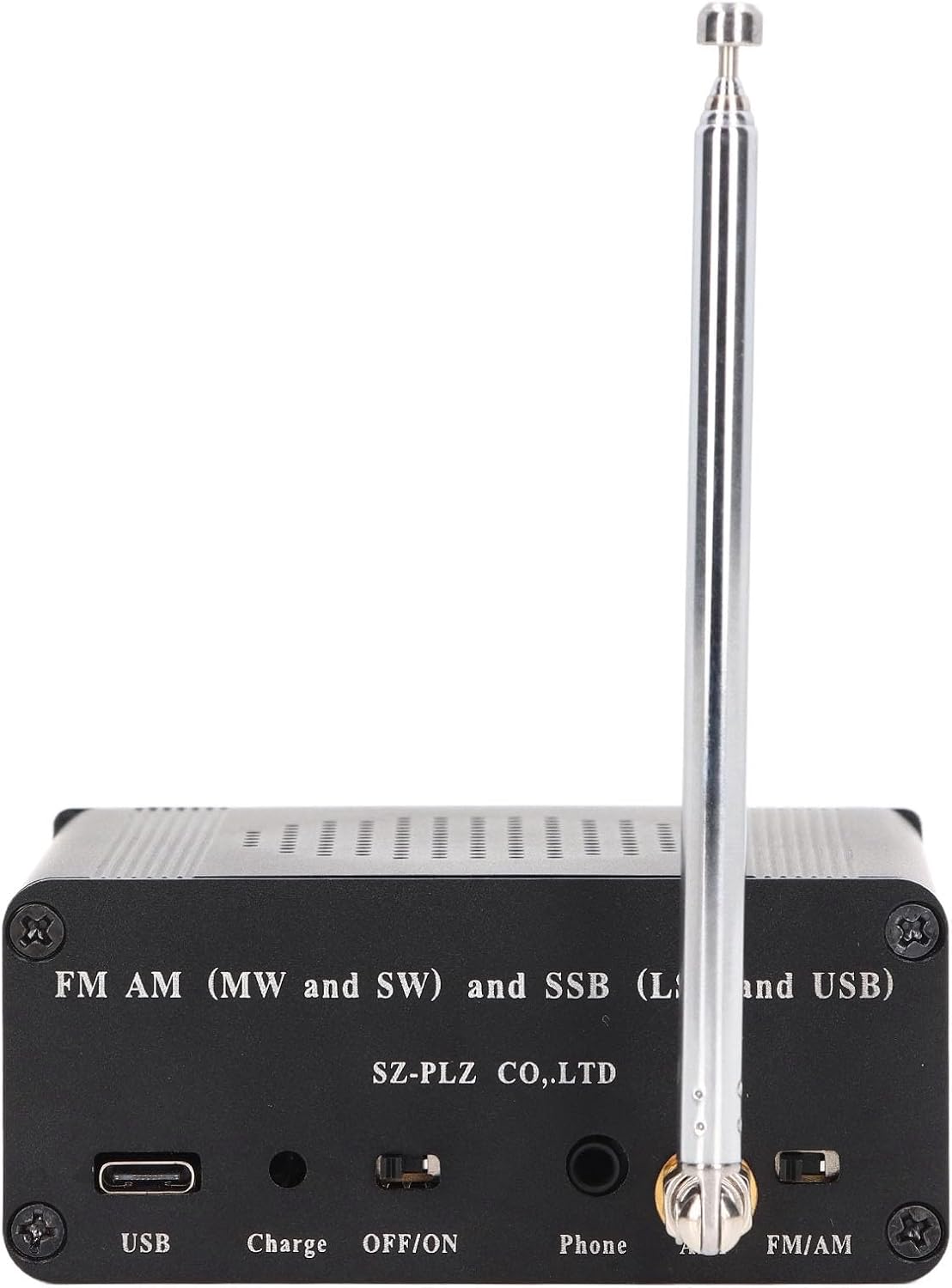 FM AM Receiver 150kHz to 108MHz Portable Shortwave Radio with Built - in Battery, Full Band Coverage for Home Travel Use