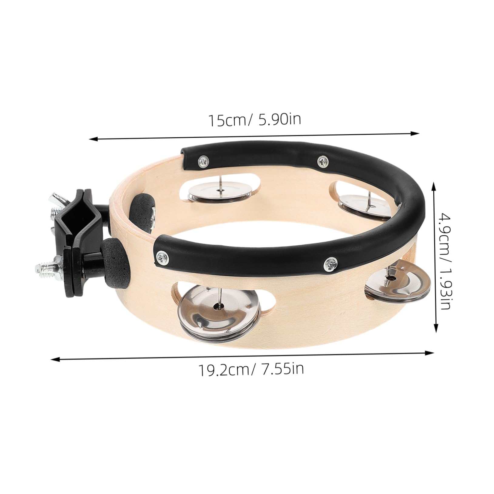 VANZACK Music Instruments Hi-hat Bell Drum Set Accessory Easy Attachment for Adults