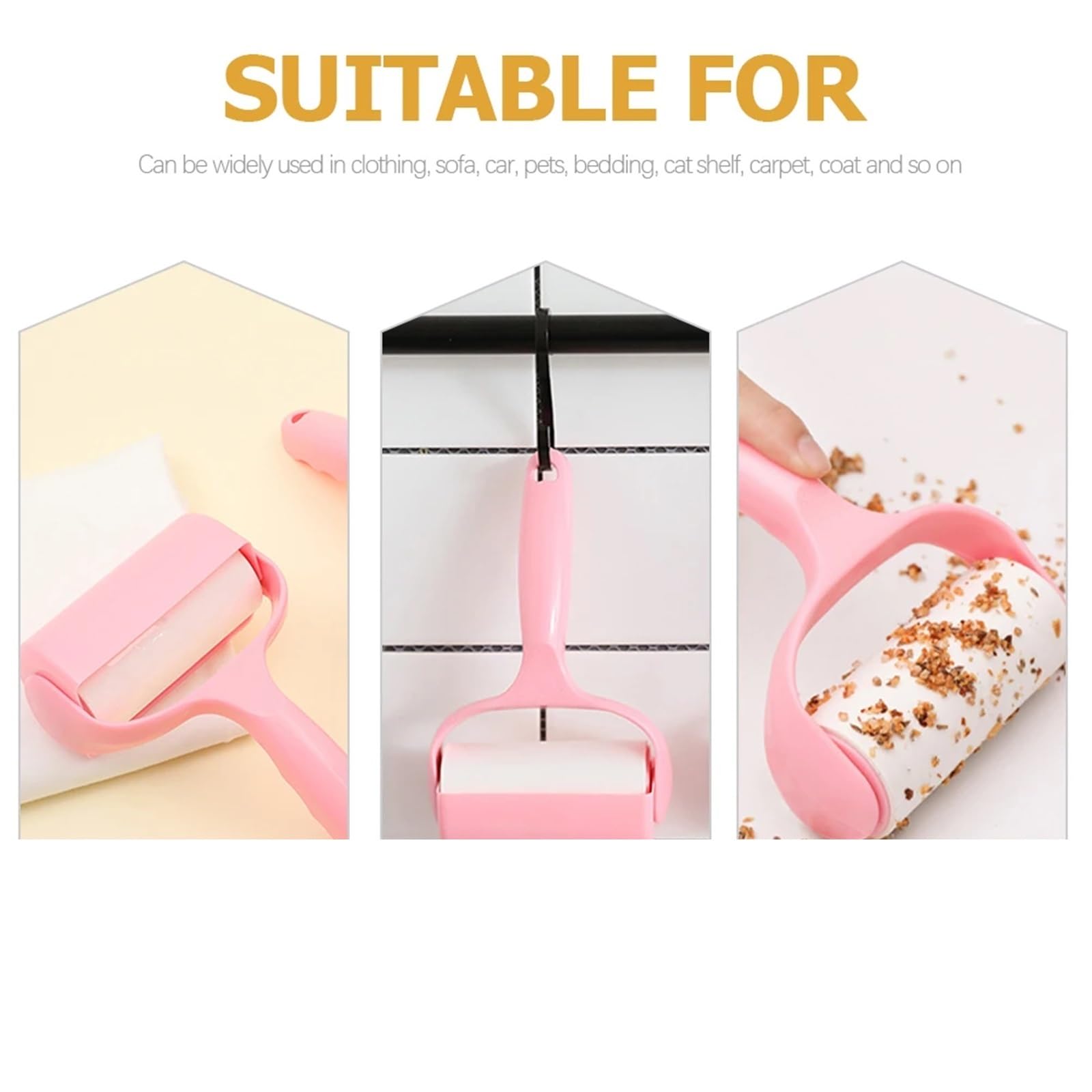 12/20 Stück Fusselrollen-Nachfüllungen for Entfernen von Haaren, extra klebrige Fusselrolle, Entferner for Couch-Kleidung, 60 Blatt Fusselrollen(20pcs per Roller)