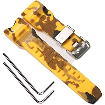Camouflage Resin Replacement Strap Compatible with Casio G-shock GWG-1000 GWG1000 Mudmaster Men's Watch Strap Sport Waterproof Bracelet Watch Accessories