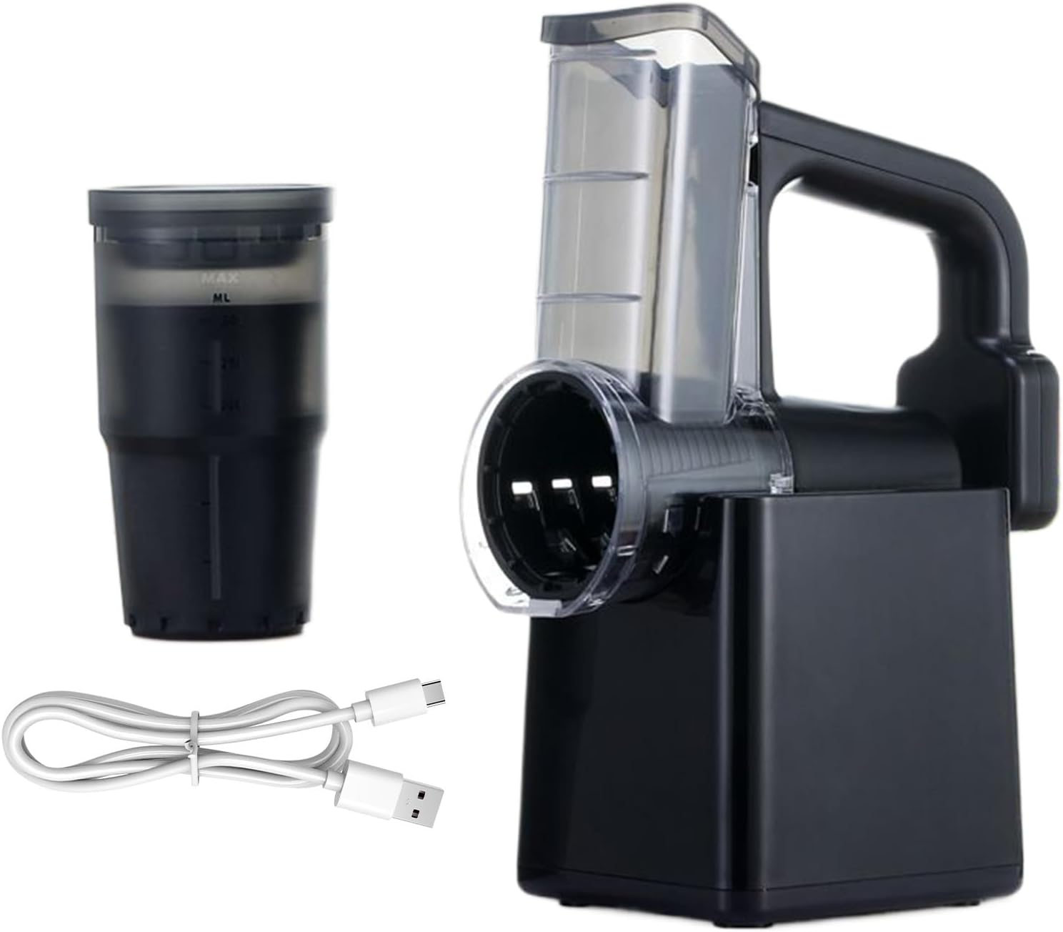 Automatic Food Chopper - Electric Vegetable Slicer, Rechargeable Multifunction Cheese Grater, Veggie Slicer for Cucumber Carrot Onion Garlic, Salad Meal Prep Accessory, Kitchen Gadget Home Use