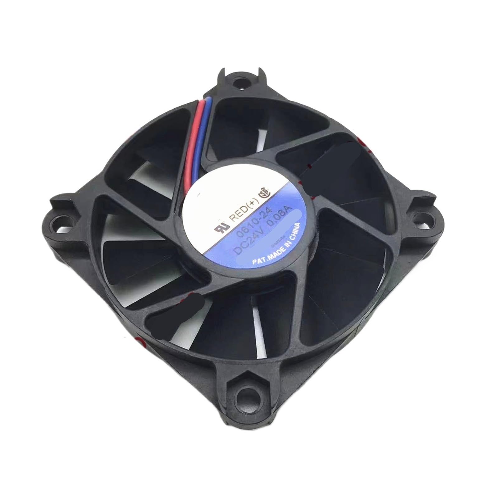 UITGVDQAT E232190 0610-24 DC 24V 0.08A 60x60x10mm 2-Wire Server Cooling Fan