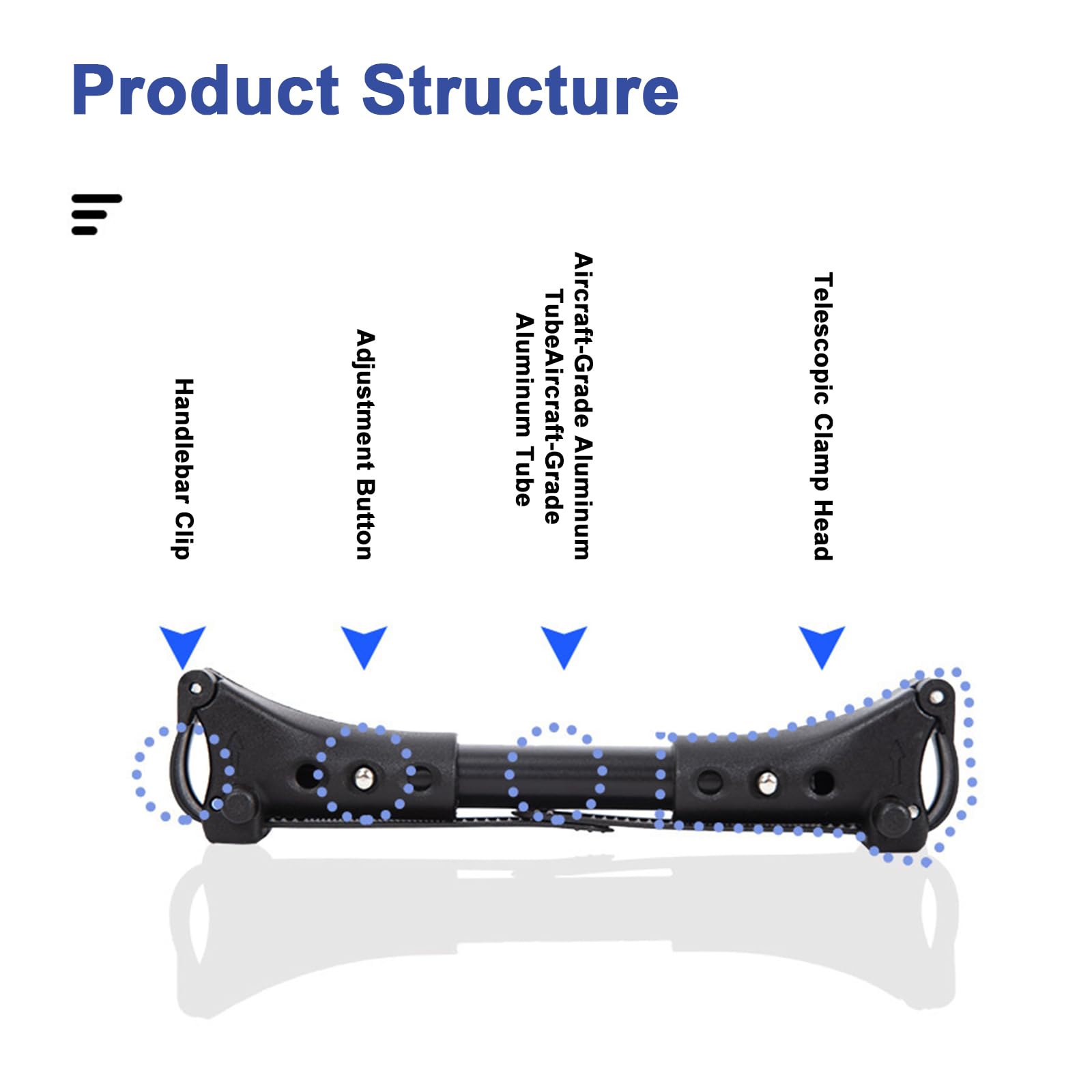 Connecteur De Poussette Pour Bébé En Aluminium Universel Noir | Connecteur De Poussette Pour Bébé Compatible Avec La Plupart Des Poussettes Pliantes Légères Pour Un Usage Pratique