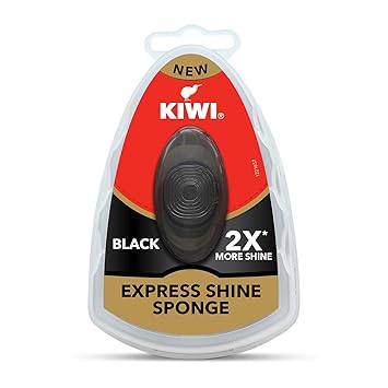 Kiwi Express Shine Sponge - Black, 1 Pc
