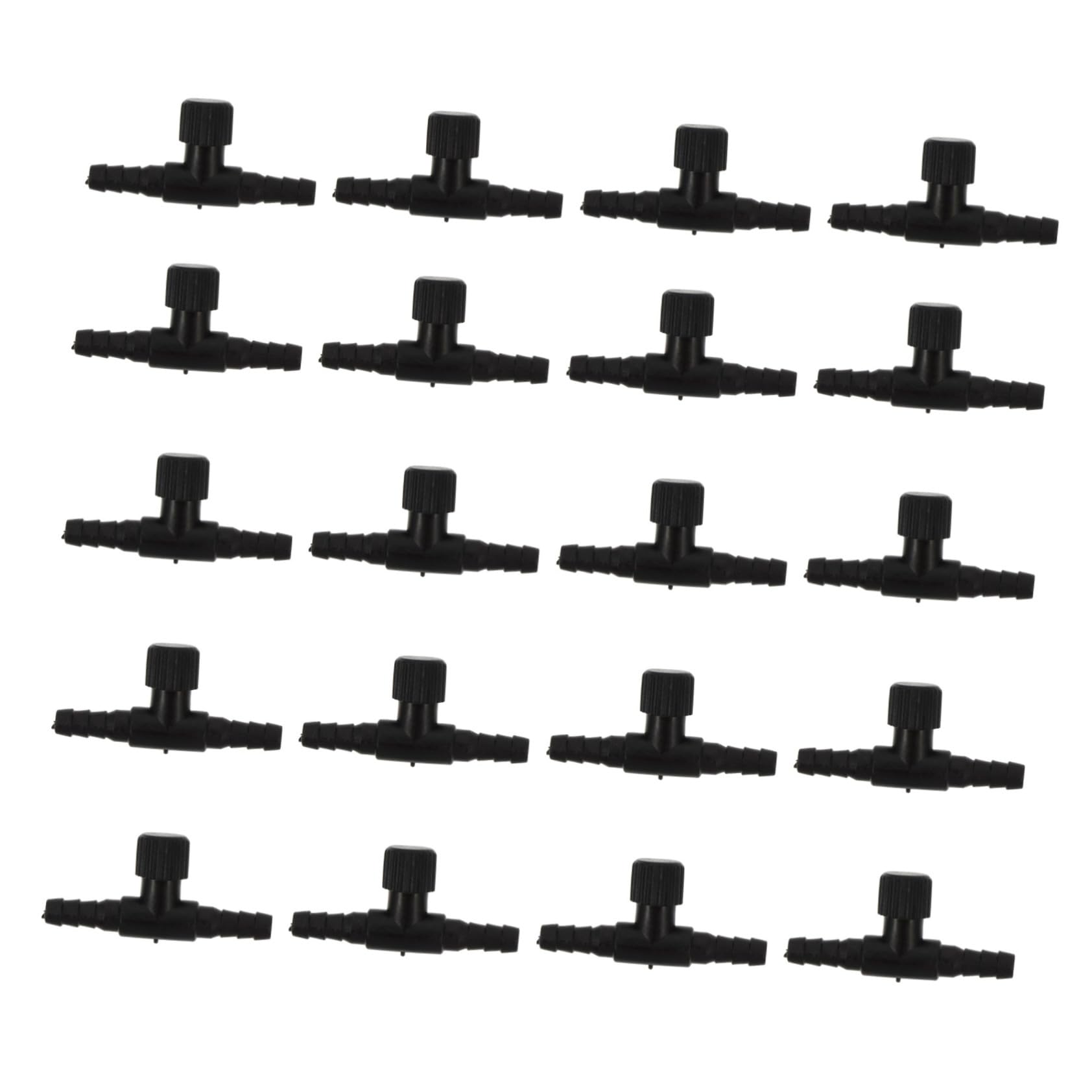 Yardwe 30 Pcs 4mm Adjustment Connector for Aquarium Airline with Simple Installation