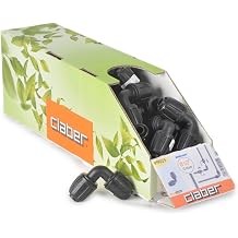 Claber 91025 1/2-inch Elbow Hose Pipe Connector | Pack of Twenty-Five