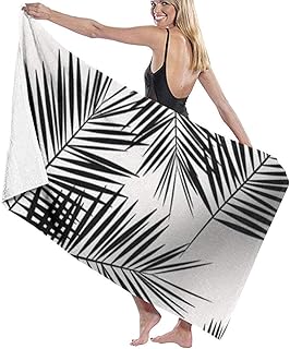 Edmun Palm Tree 1 Toalla de baño Envoltura Toallas de baño de Microfibra Suave Toalla de Playa para Hombres/Mujeres