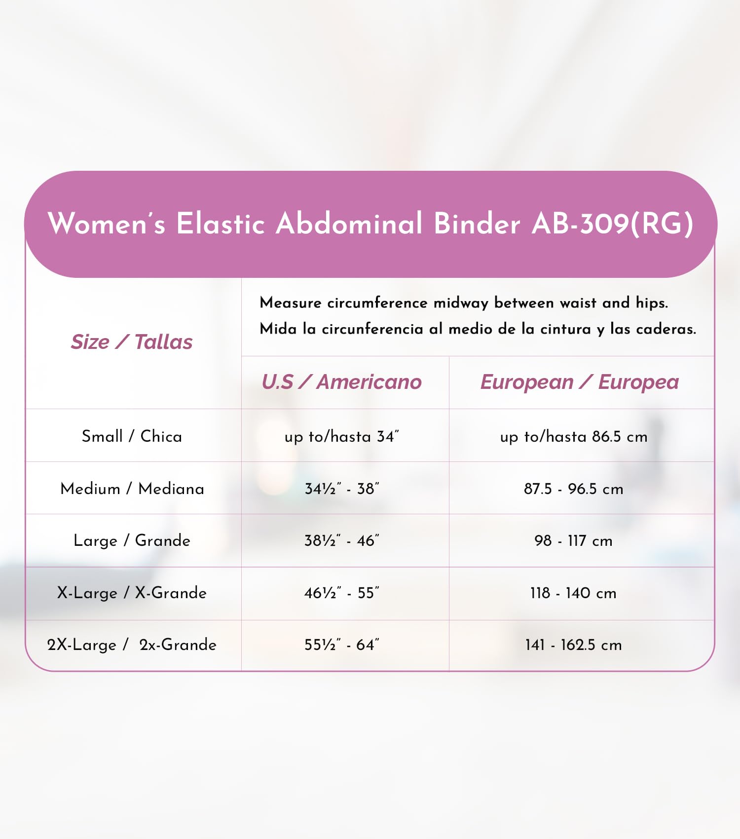 ITA-MED 9” Abdominal Binder for Men & Women - Helps Recover Post-Surgery, Postpartum & Hernia, Made in USA (M)