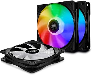 Kit com 3 fans CF 120mm ARGB DP-FA-RGB-CF120-3 DEEPCOOL