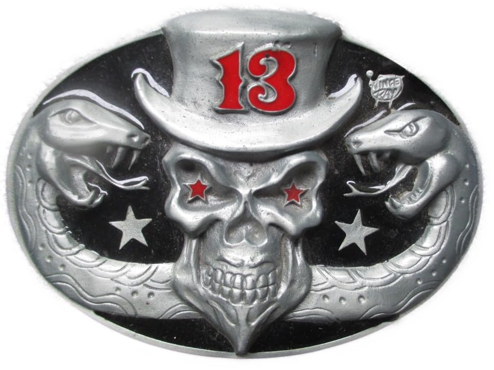 Boucle de ceinture Vince Ray pour vos rassemblements Hot Rod et concerts Rock