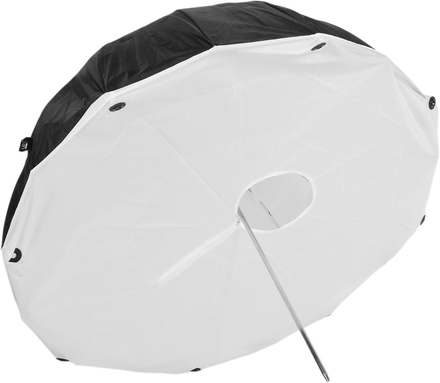 63"/160cm Parabol Studio Translucent Reflex Umbrella Photos Umbrella Reflector Umbrella Photos Umbrella Diffuser Softbox Flash Umbrella Black & White with Front Diffuser by Life of Photo
