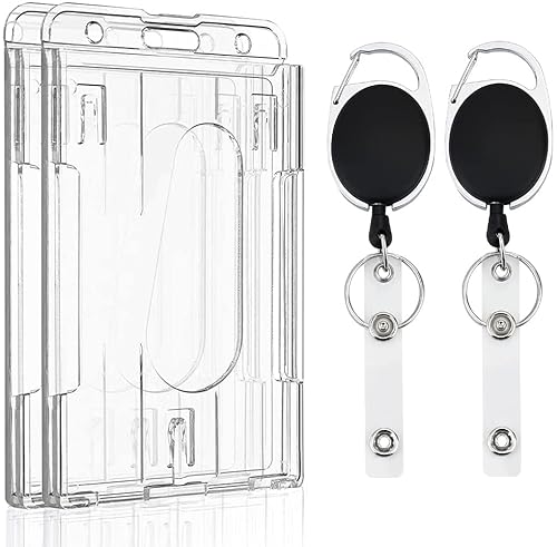 Portatarjetas de identificación con cordón Jojo, paquete de 2 jojo con portatarjetas, cordón extensible jojo para tarjeta de identificación, llavero retráctil extraíble Cover