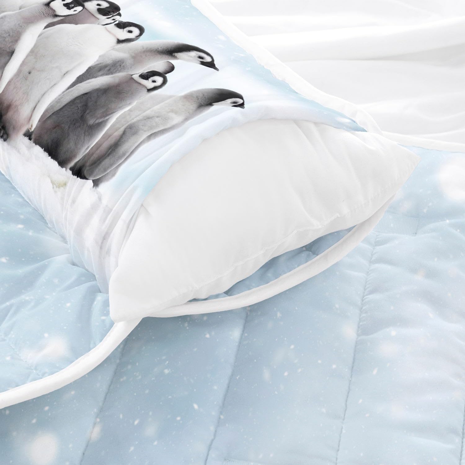HOSIMA Nap Mat -Penguin Sleeping Bag with Removable Pillow - Image 3