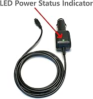 Vista 2 de EDO Tech - Cable cargador de coche mini USB de 10 pies para Uniden Bearcat Radio Scanner BCD160DN BC125AT BC75XLT BCD325P2 BCD436HP Homepatrol-2