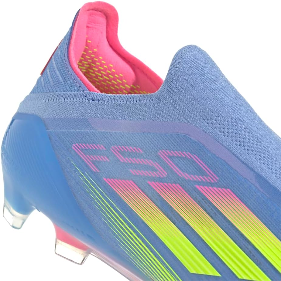 adidas Mens F50 Elite Laceless Firm Ground Soccer Cleats - Blue
