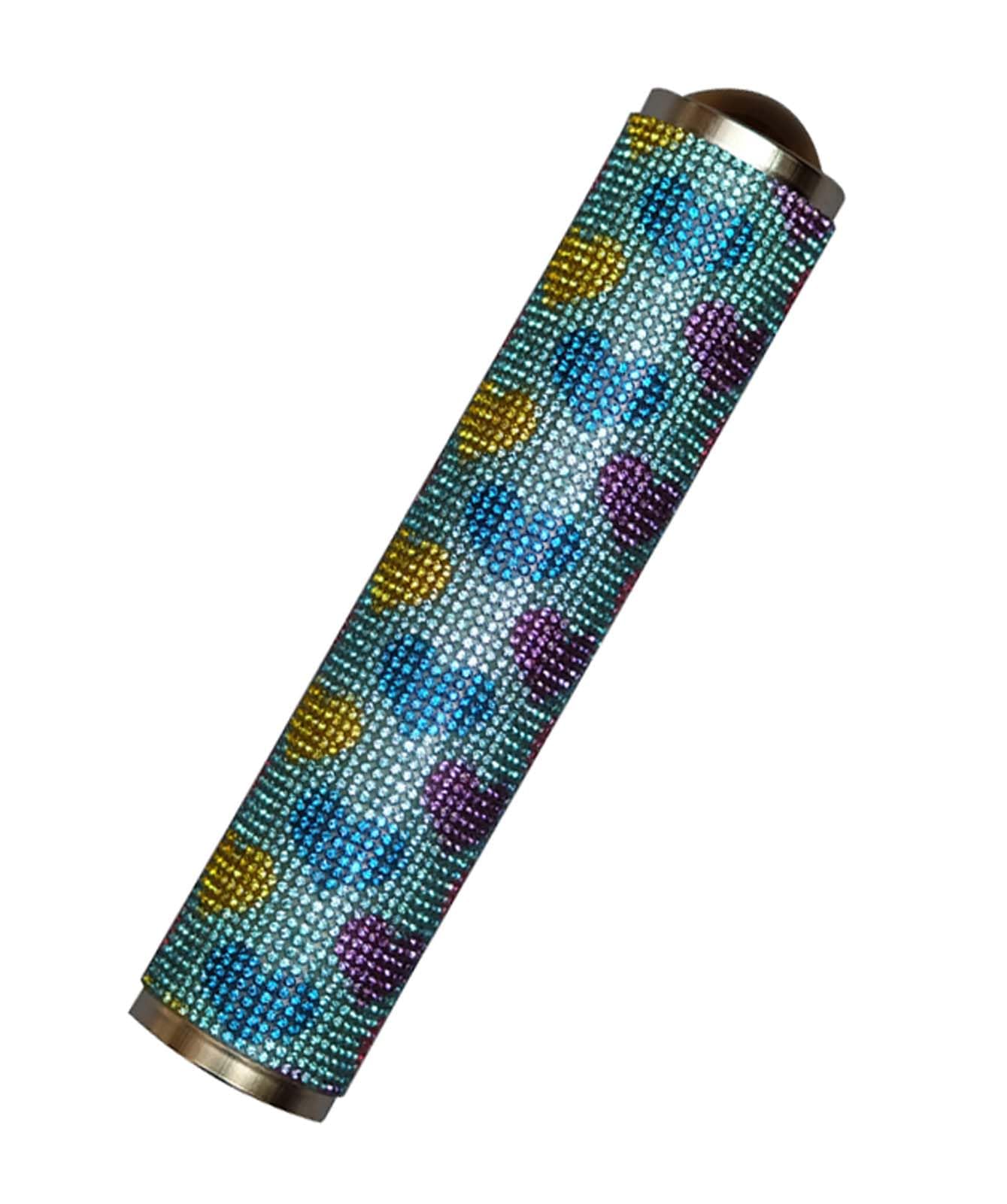 ZEALMAX Multicolored Glass Tin Kaleidoscope, Handmade Actual Scenery Kaleidoscope Classic Nostalgic Toy