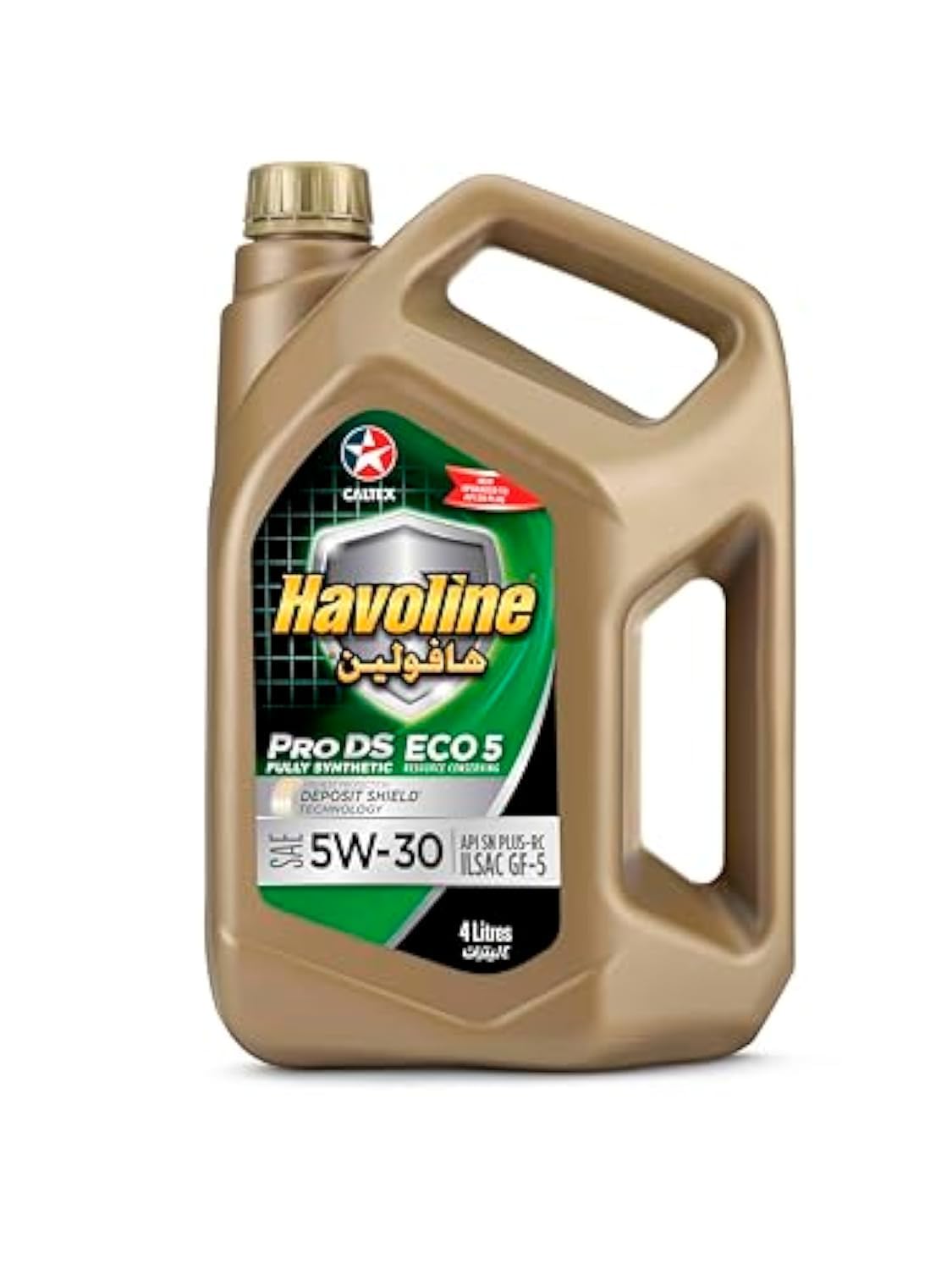 Havoline Pro DS Fully Synthetic Eco 5 SAE 5W-30 (4L) Car Engine Oil