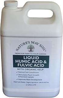 Nature's Way Soil Liquid Humic & Fulvic Acid with Kelp - Organic Soil Conditioner for Enhanced Nutrient Uptake