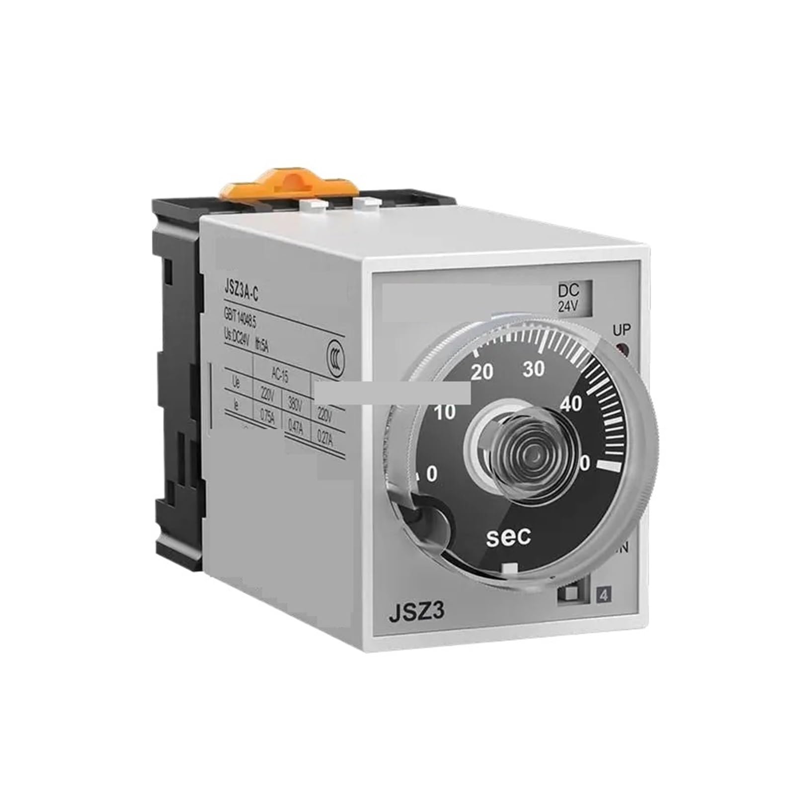 Einschaltzeitverzögerungsrelais ST3P mit Sockel JSZ3A-B ACD 220V 24V10S 60S Zeitrelaisschalter (E,AC380V)