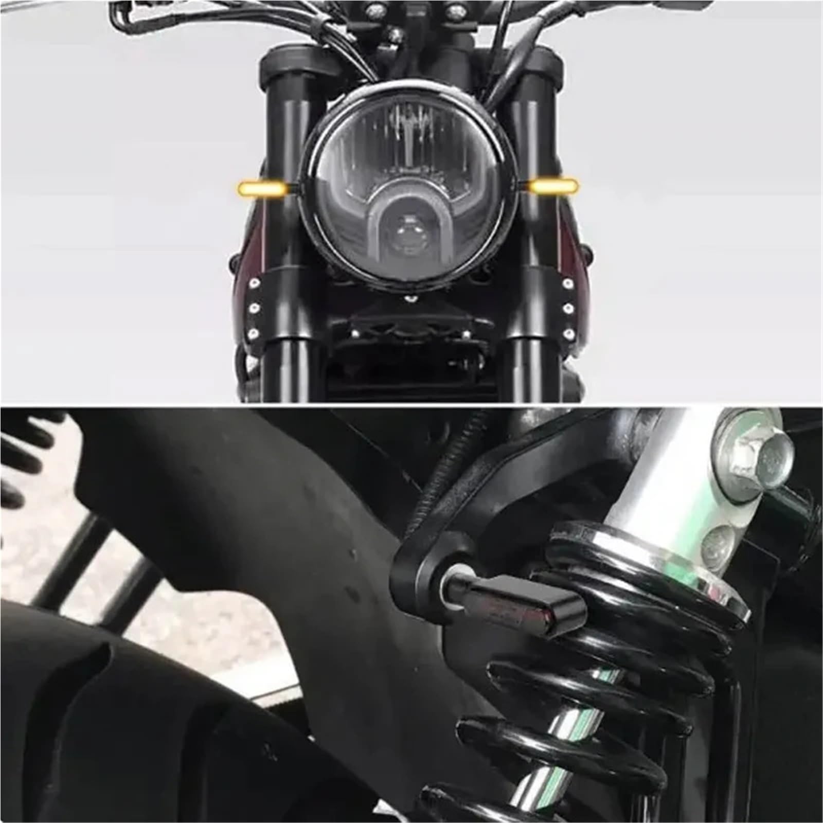 Luces de señalización Luz De Señal Giro Motocicleta | Luz de señal de giro para motocicleta, lámpara intermitente con indicador intermitente de Moto de 12V(3 LED and 6 LED)