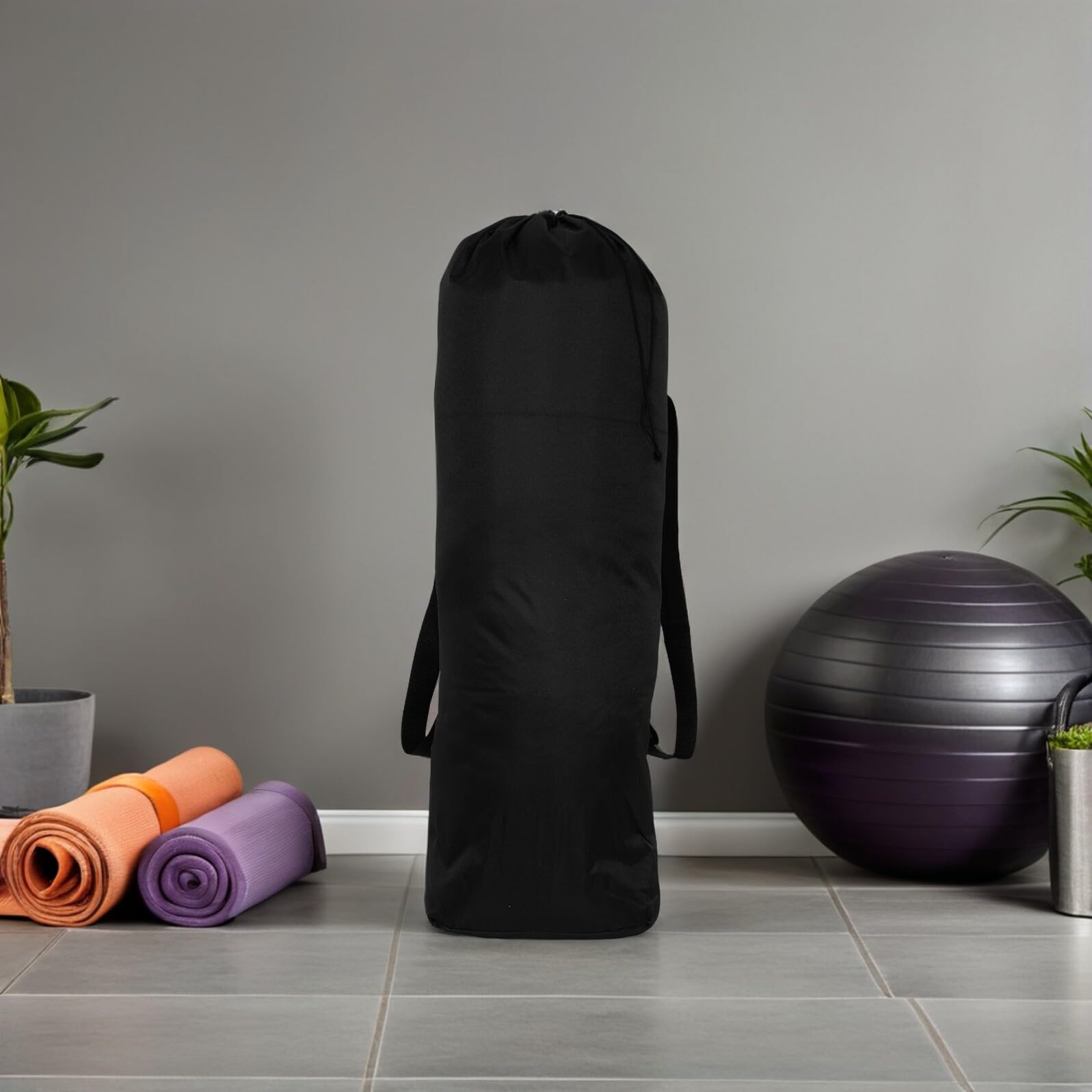 VANZACK Zaino Porta Skateboard in Poliestere 92x38 Cm con Tracolla Regolabile, Borsa da Skateboard a Doppio Scomparto per Trasporto Longboard e Accessori, per Sport Outdoor e Viaggi