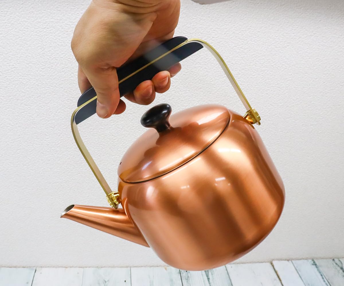 Amazon.co.jp: 新光堂 日本製 純銅 ギャルソン ケトル 1.7L ギフト